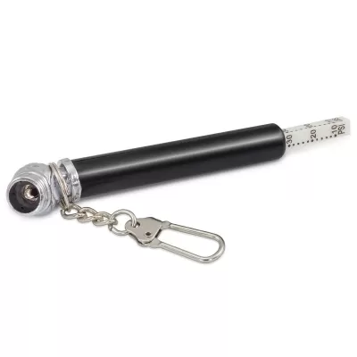 Tyre Pressure Gauge Aluminium Keyring