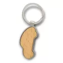 Santo Car Shaped Metal Keyring