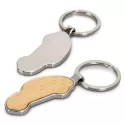 Santo Car Shaped Metal Keyring