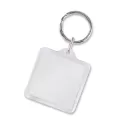 Lens Square Plastic Keyring