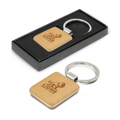 Echo Square Beech Keyring