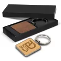 Santo Square Beech Keyring
