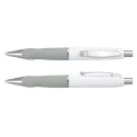 Turbo White Barrel Metal Pen