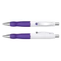 Turbo White Barrel Metal Pen