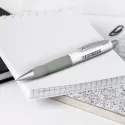 Turbo White Barrel Metal Pen