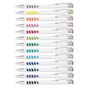 Panama Grip White Barrel Metal Pen
