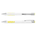 Panama Grip White Barrel Metal Pen