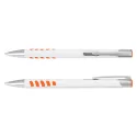 Panama Grip White Barrel Metal Pen