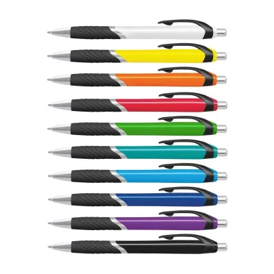 Jet Coloured Barrel Plastic Pen