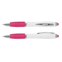 Vistro White Barrel Plastic Stylus Pen