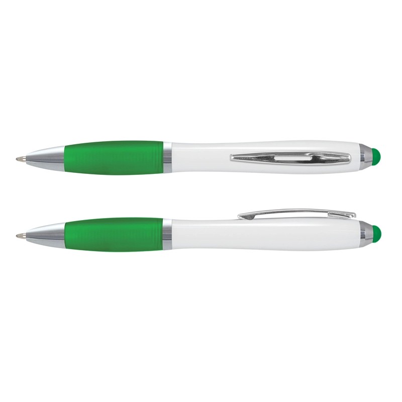 Vistro White Barrel Plastic Stylus Pen