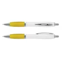 Vistro White Barrel Plastic Pen