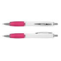 Vistro White Barrel Plastic Pen