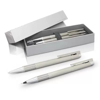 LAMY Logo Stainless Steel Pen and Pencil Set