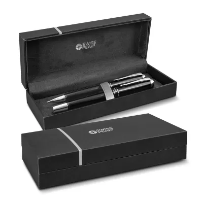 Swiss Peak Heritage Brass Pen Set