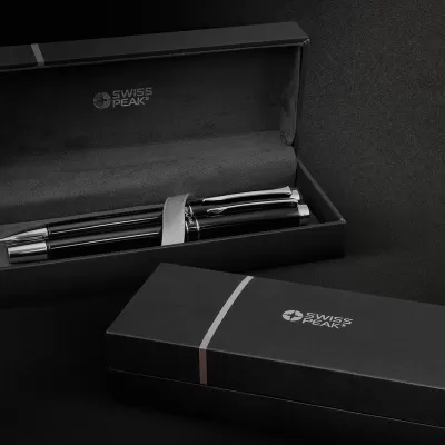 Swiss Peak Heritage Brass Pen Set