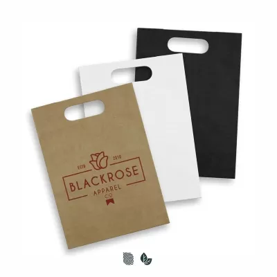 Large Portrait 180gsm Die Cut Paper Bag
