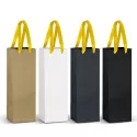 Champagne 180gsm Ribbon Handle Paper Bag