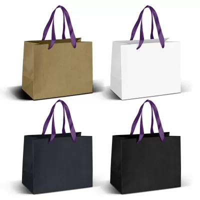 Medium 180gsm Ribbon Handle Paper Bag