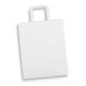 Large Portrait 180gsm Flat Handle Paper Bag