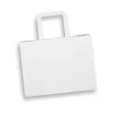 Medium Landscape 180gsm Flat Handle Paper Bag