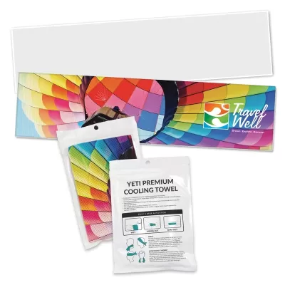 Yeti Premium Full Colour Cooling Towel in Pouch