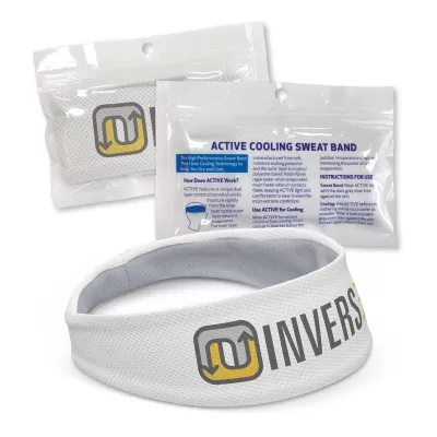 Active Polyester Cooling Sweatband