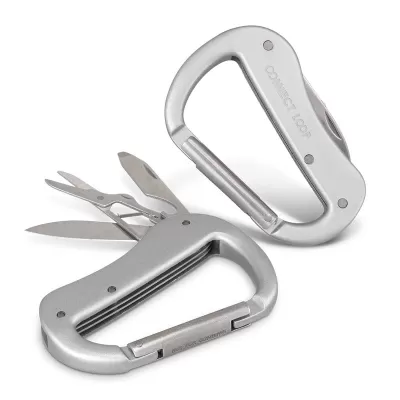 Stainless Steel Carabiner Multi-Tool