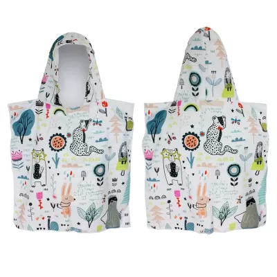 Kids 250gsm Microfibre Hooded Towel