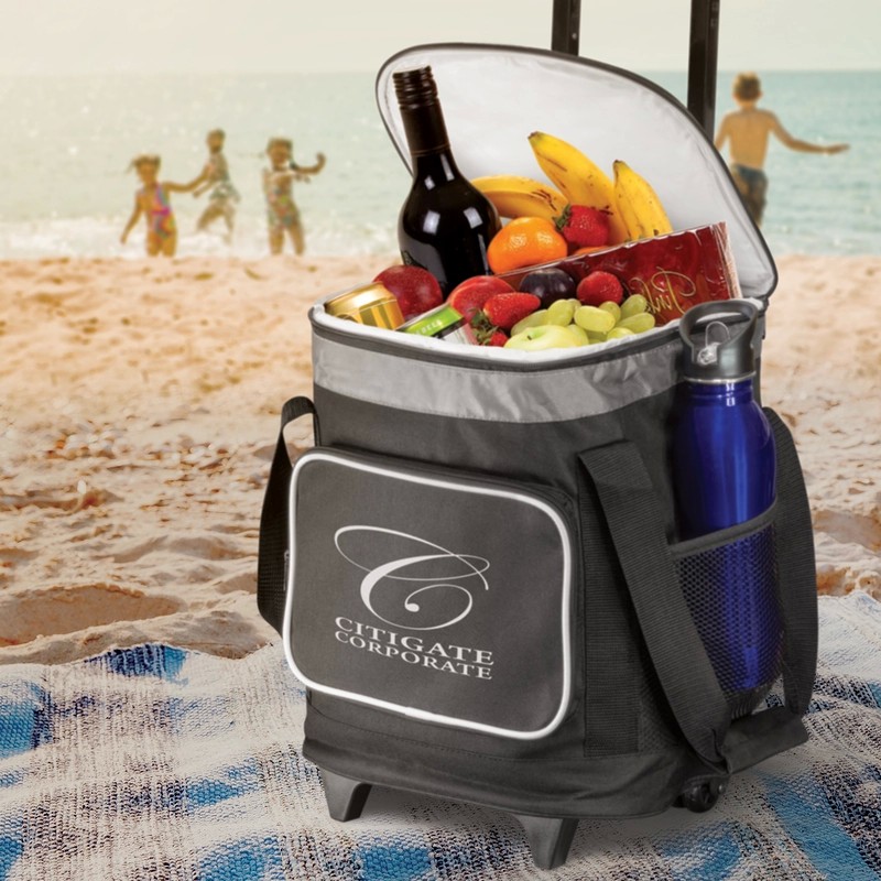 Glacier 24L Polyester Cooler Trolley