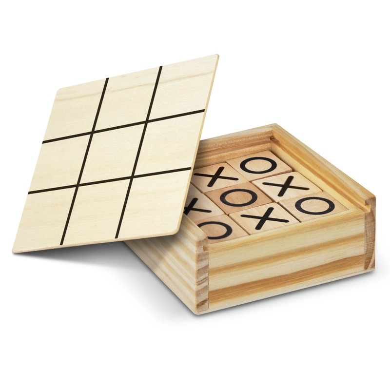 Wooden Tic Tac Toe Game
