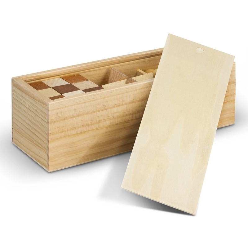 Wooden 3 Piece Brain Teaser Set