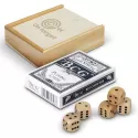 Wooden Card Game Set