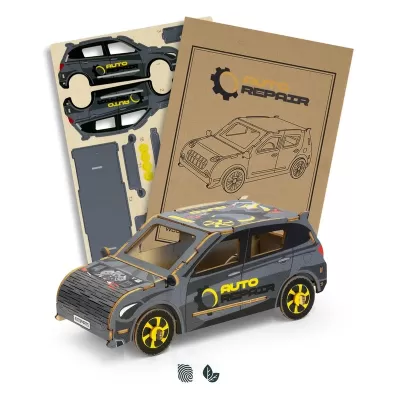 BRANDCRAFT Hatchback Car Wooden Model Kit