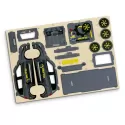 BRANDCRAFT Hatchback Car Wooden Model Kit