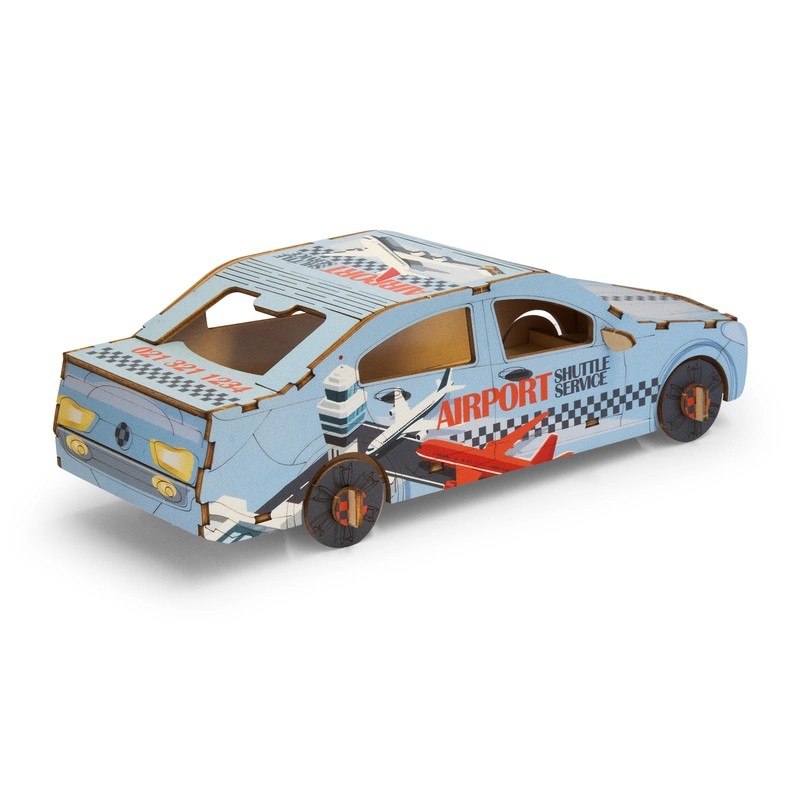 BRANDCRAFT Sedan Car Wooden Model Kit