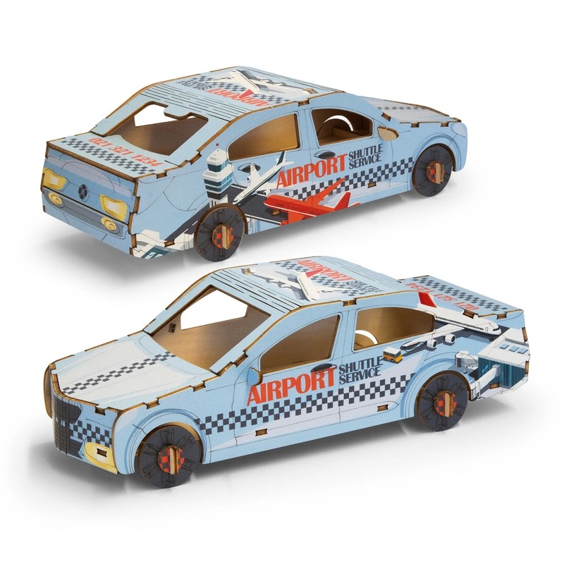 BRANDCRAFT Sedan Car Wooden Model Kit