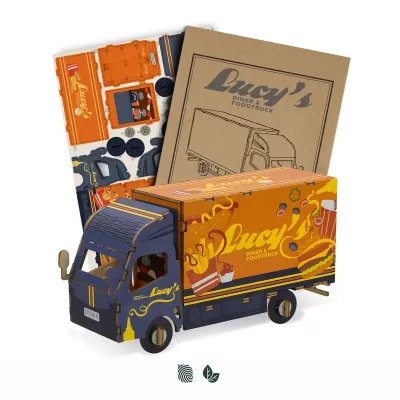 BRANDCRAFT Small Truck Wooden Model Kit