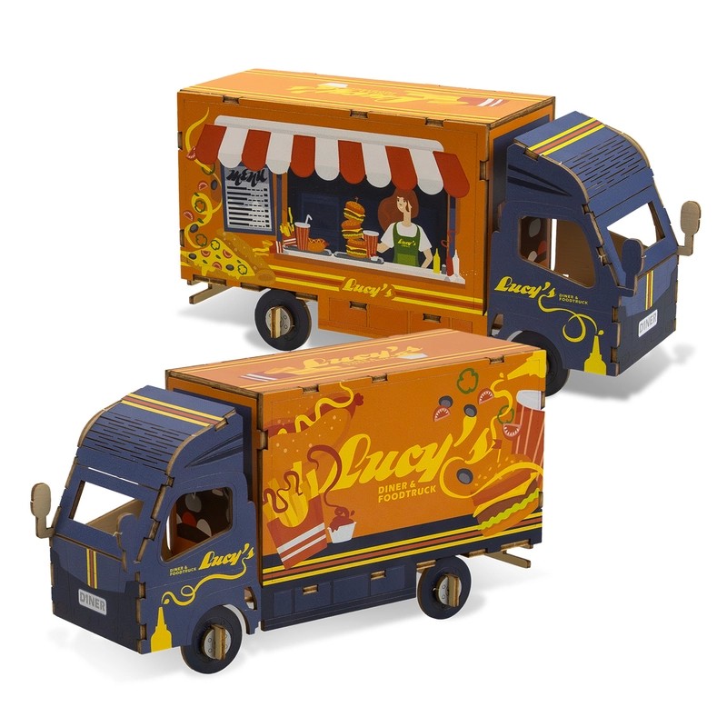 BRANDCRAFT Small Truck Wooden Model Kit