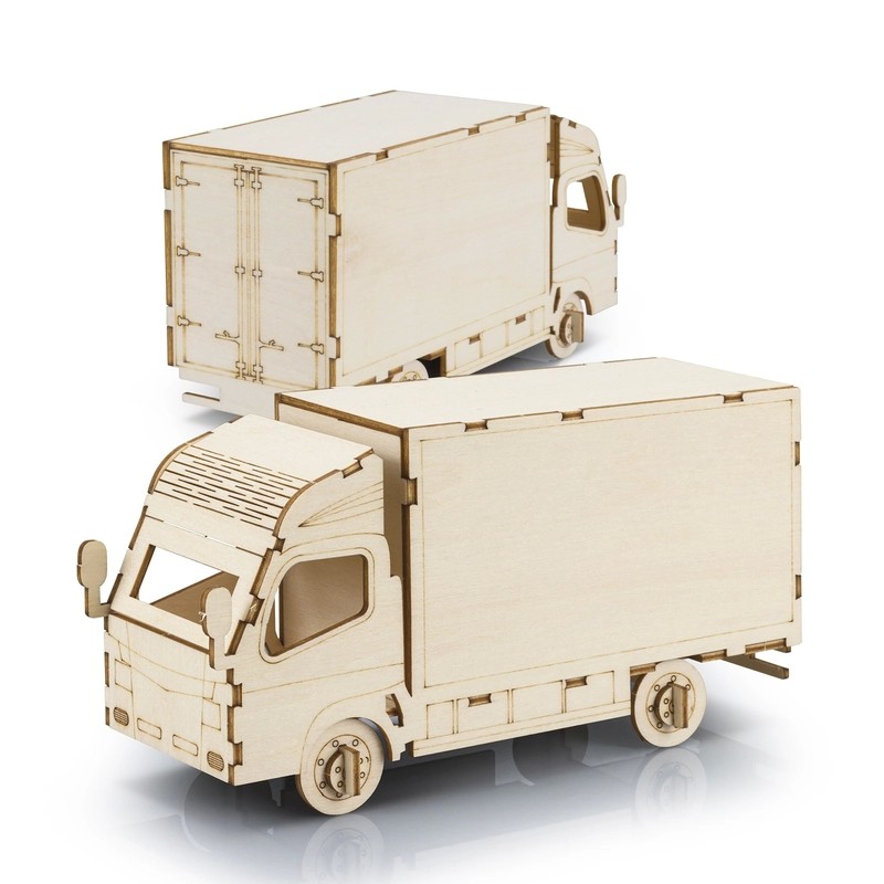 BRANDCRAFT Small Truck Wooden Model Kit