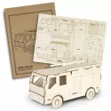 BRANDCRAFT Fire Truck Wooden Model Kit