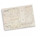 BRANDCRAFT Fire Truck Wooden Model Kit
