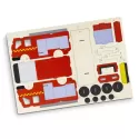 BRANDCRAFT Fire Truck Wooden Model Kit