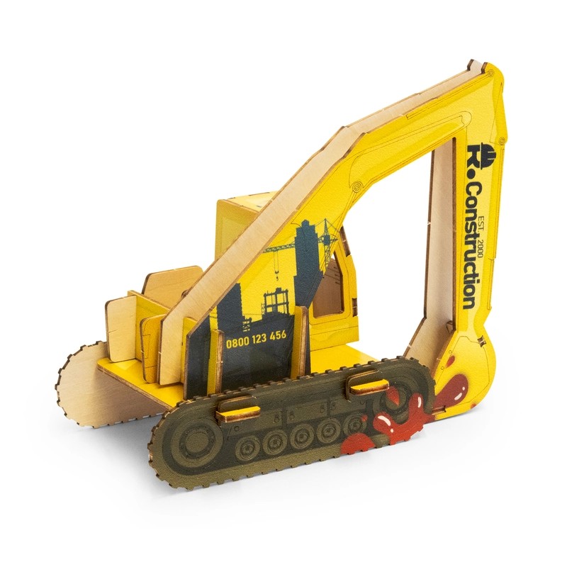 BRANDCRAFT Excavator Wooden Model Kit