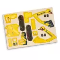 BRANDCRAFT Excavator Wooden Model Kit
