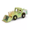 BRANDCRAFT Wheel Loader Wooden Model Kit