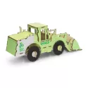 BRANDCRAFT Wheel Loader Wooden Model Kit