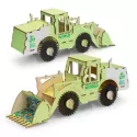 BRANDCRAFT Wheel Loader Wooden Model Kit