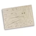 BRANDCRAFT Jet Plane Wooden Model Kit