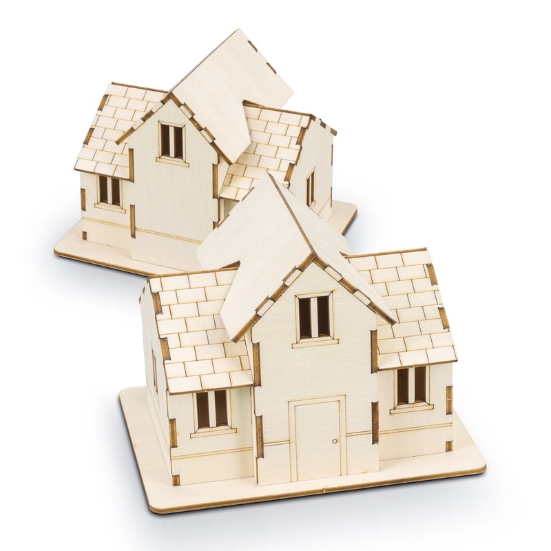 BRANDCRAFT House Wooden Model Kit